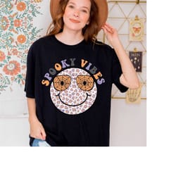 comfort color spooky vibes shirt,spooky season halloween shirt,retro spooky vibes shirt,pumpkin shirt,retro halloween sh