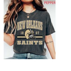 Comfort Colors Vintage New Orleans Football T-shirt, Vintage New Orleans Football Jersey shirt, Retro New Orleans Footba