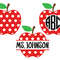 Polkadot Apple Svg Bundle, Apple Svg, Apple Name Frame svg, Apple Monogram Teacher Appreciation gift SVG PNG DXF Cricut Silhouette Glowforge.jpg