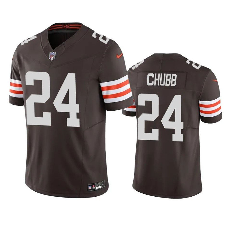 Cleveland Browns Nick Chubb Browns Vapor F.U.S.E. Limited Jersey.jpg