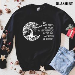 celtic tree of life shirt as above so below spirit shirt - olashirt