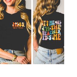 custom name teacher shirt,its me hi i am the teacher  shirt,teacher life shirt, kindergarten teacher shirt,teachers day