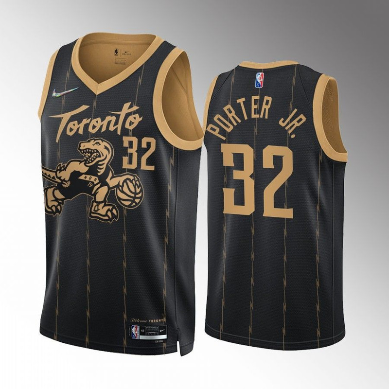 Toronto Raptors Otto Porter Jr. City Edition Black Jersey.jpg