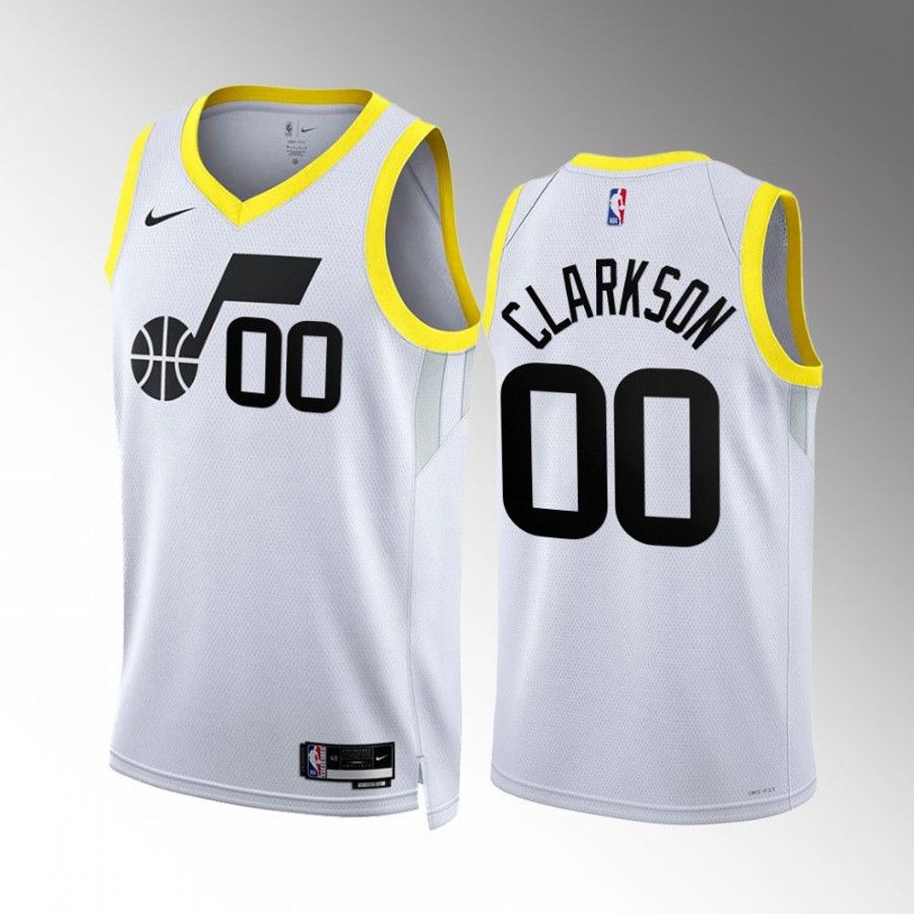 Utah Jazz Jordan Clarkson 2022-23 White Jersey.jpg