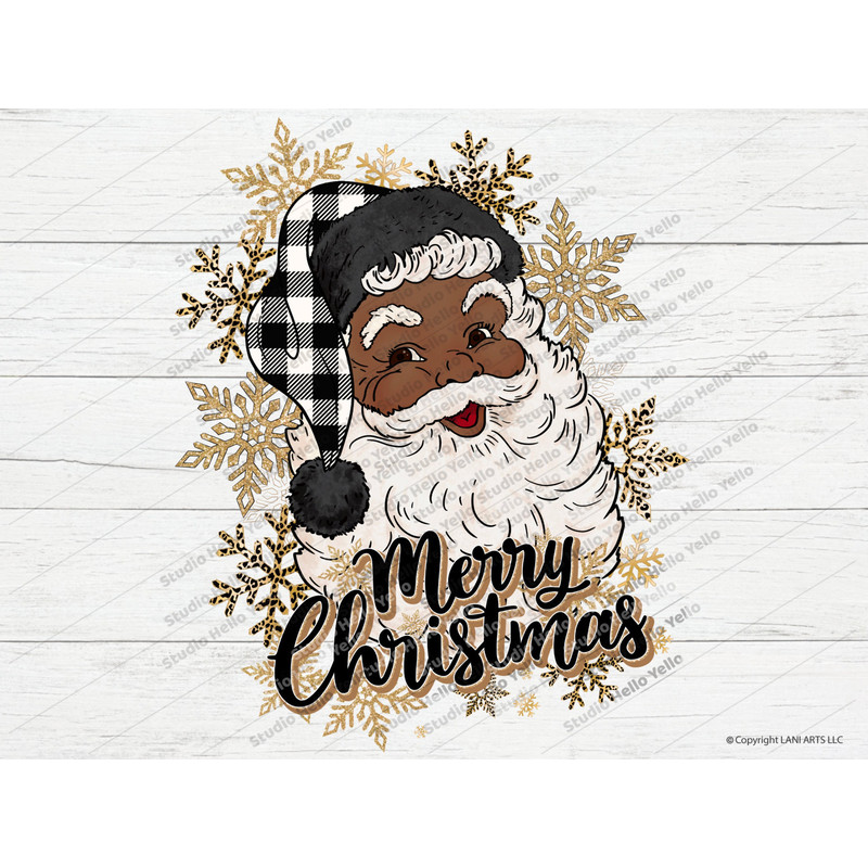 Santa Merry Christmas PNG, Santa Png, Black Santa, Christmas Png, Santa sublimation design download, Believe,christmas,leopard,santa hat,png 1.jpg