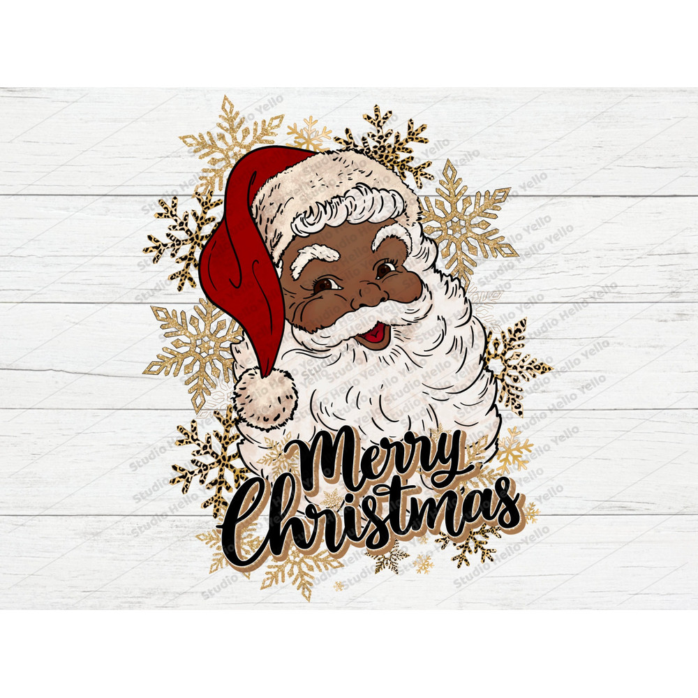 Santa Merry Christmas PNG, Santa Png,Black Santa,Christmas Png,Santa sublimation design download,Believe,christmas,leopard,red,santa hat,png.jpg