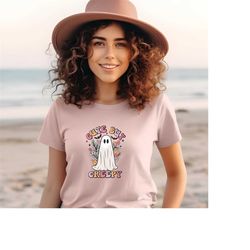 halloween shirt,cute but creepy shirt, fall tshirt, retro halloween shirt,funny,ghost halloween shirt,halloween gift,cut