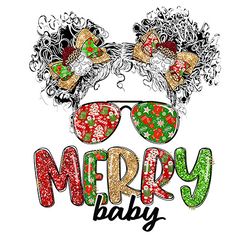 Messy Bun Merry Baby Christmas Png, Christmas Png, Mom Christmas Png, Mama Leopard, Mama Claus, Santa Png, Mom Life Png