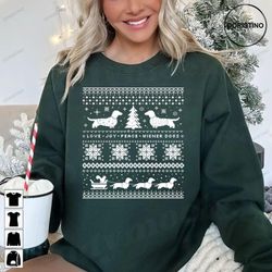 dachshunds ugly christmas 2 doristino awesome shirts