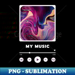music is life - aesthetic sublimation digital file - defying the norms