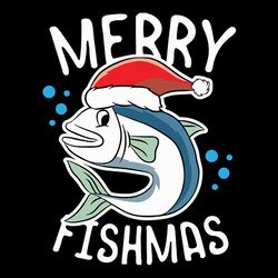 merry fishmas svg, santa fishing svg, santa fishing christmas svg, christmas svg files, instant download