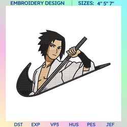 nike x sasuke embroidered sweatshirts, nike sweater, nike sweatshirts, nike embroidered sweater/hoodies, swoosh shirt, naruto shirts