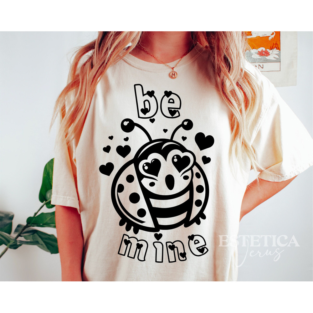 Be mine Svg Png, Valentine's Day SVG, LadyBug Svg, Kiss SVG, Funny Valentine Svg, Boys Valentine Png, Sublimation Designs Downloads.jpg