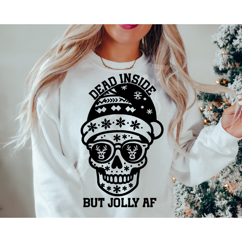 Dead Inside But Jolly AF Svg Png, Festive AF Svg, Jolly AF Svg,Funny Christmas quote Svg,Skeleton Christmas Svg,Funny Christmas svg.jpg