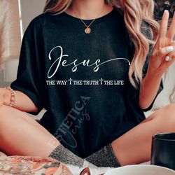 jesus svg png, jesus way truth life svg, christian svg