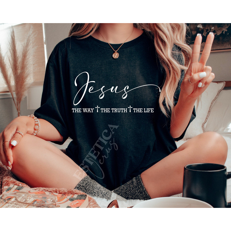 Jesus Svg Png, Jesus Way Truth Life Svg, Christian Svg, Cross Svg, Faith Svg, Christ Svg, Nativity Svg, Church Png, Retro Sublimation Png.jpg