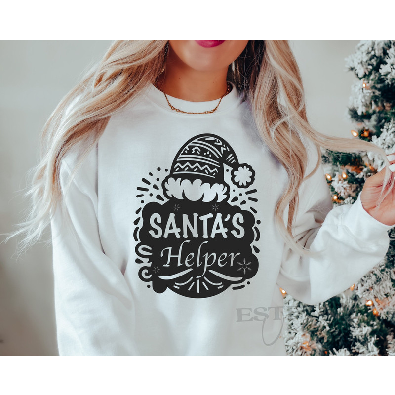 Santa's Helper Svg Png, Funny Christmas Svg, Santa's Helper Outfit Svg, Santa Crew Svg, Christmas Elf Svg,Elf Hat Svg, Dear Santa svg.jpg