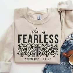 she is fearless svg png, bible verse svg, love like jesus svg