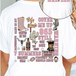 cheap vintage pink cowgirl country wallen western t shirt, morgan wallen concert merch