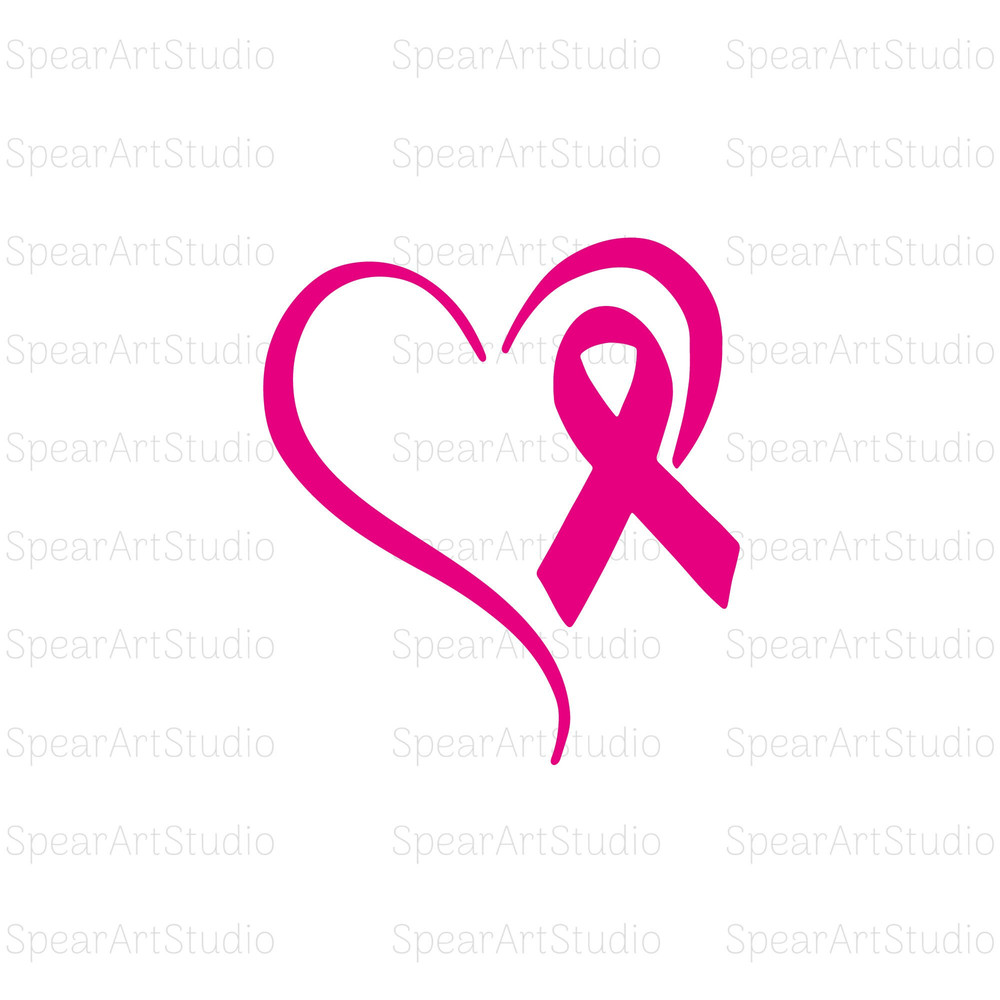 Awareness Ribbon Svg, Ribbon Vector, Cancer Awareness Ribbon Png, Pink Cancer Ribbon Svg, Breast Cancer Svg, Digital Download.jpg