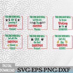 "christmas family most likely to christmas family matching pajamas funny christmas svg, eps, png, dxf, digital download