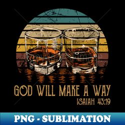 God Will Make A Way Whisky Mug - PNG Transparent Sublimation Design - Transform Your Sublimation Creations