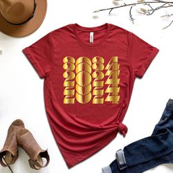 new year 2024 shirt, hello 2024 shirt, retro new year shirt, new year party shirt, funny new year shirt, holiday shirt,