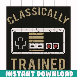 classically trained svg, classically trained shirt, video game svg, video game gift, game controllers svg, game controll