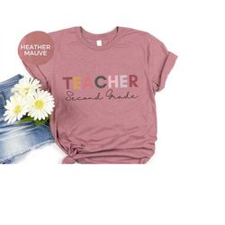 second grade teacher shirt, teacher team shirts, cute school tshirt, teacher gift, elementary teacher shirt, 2nd grade s