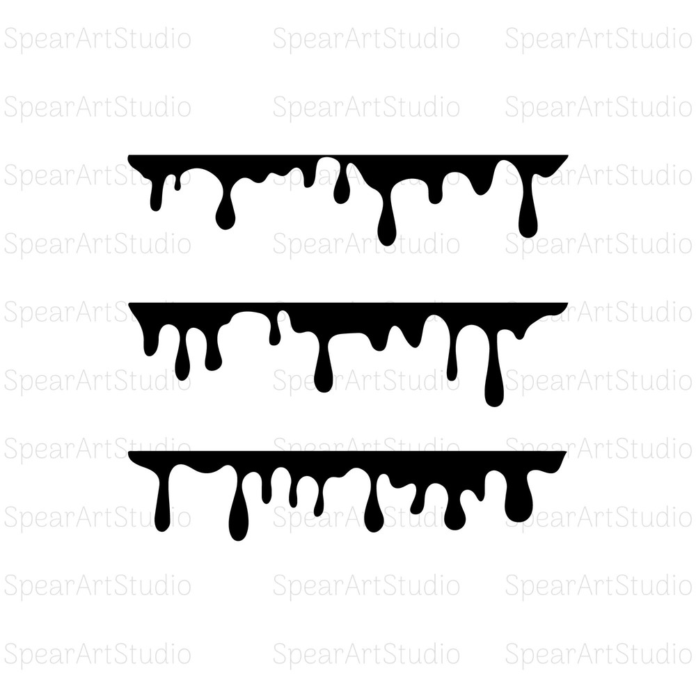 Dripping borders SVG,Dripping svg,Dripping borders Clipart,Choclate Paint drip Silhouette,Cut files Circut cutting files,Image Clipart shirt.jpg