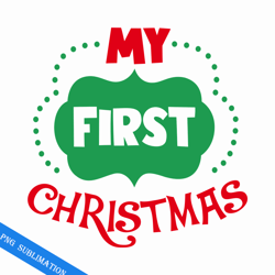 my first christmas png