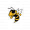 Hornet Bee Mascot SVG & JPEG Instant Download Digital Download File Cuttable,Sports, Wasp, Football, Basketball, Bumblebee, School, College.jpg