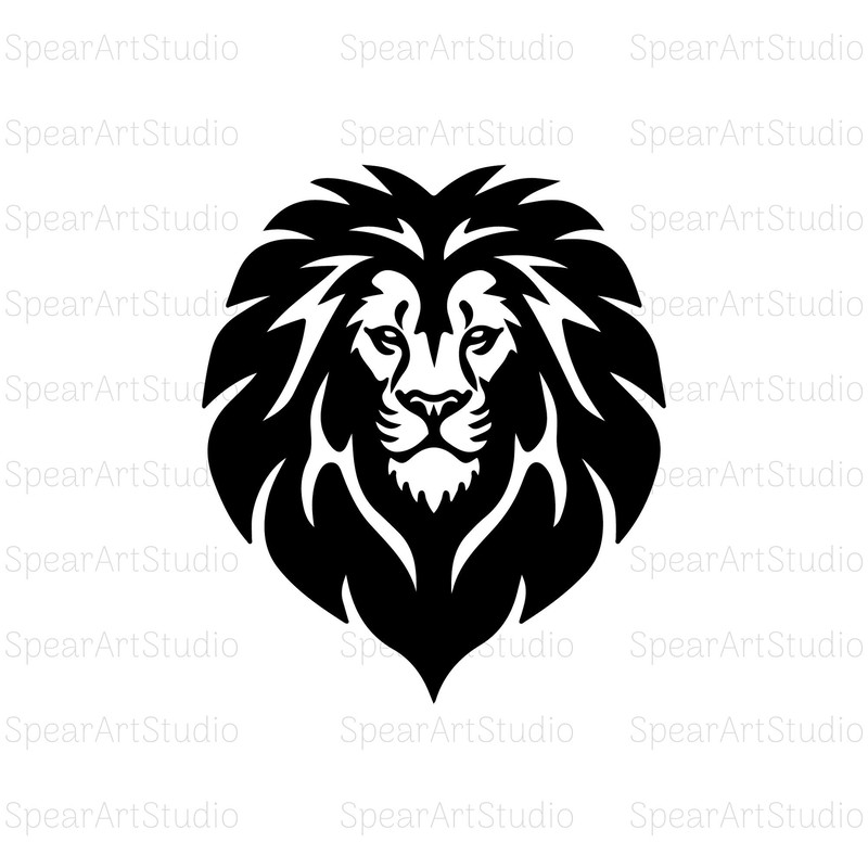 Lion Face svg  Lion Head svg  Lion svg  Lion King svg  Lions Mascot svg  Leo svg  Lion Head  Lion Printable  INSTANT DOWNLOAD.jpg