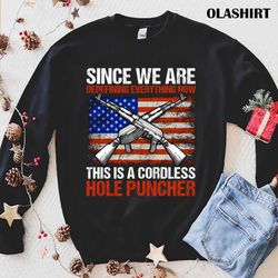 new since we are redefining everything now gun rights us flag t-shirt - olashirt