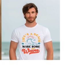 beachside chic: 'life's a beach' tee - embrace the relaxed beach lifestyle!