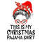 This is My Christmas Pajama Funny Christmas Messy Bun Women Tank Top_1 copy.jpg