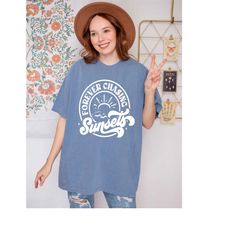 endless adventure forever chasing comfort color shirt explore, dream, and keep chasing!