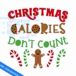 christmas calories don't count png
