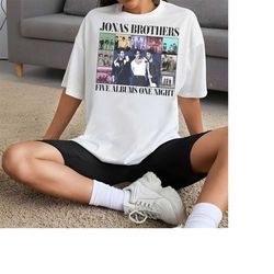 retro jonas brothers the eras tour shirt, jonas brothers fan tees, joe jonas homage t-shirt, jonas brother merch tee, jo