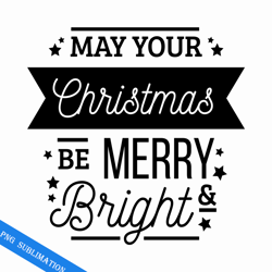 christmas be merry bright png