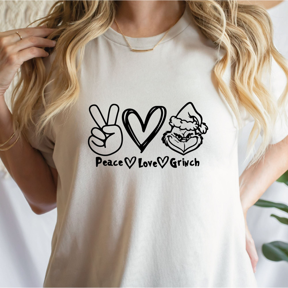 Peace Love Grinch Svg, Christmas Svg, Grinc Svg, Christmas grinc svg, Digital Download.jpg