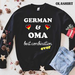 new german and grandma best german oma shirt , trending shirt - olashirt