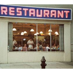 seinfeld poster - seinfeld restaurant - tv poster print, digital oil painting