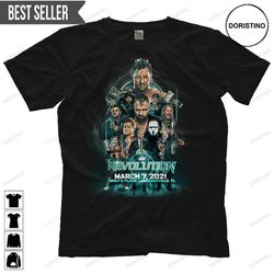 aew revolution 2021 doristino limited edition t-shirts