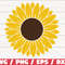 2 Sunflower SVG Cut File Cricut Commercial use Instant Download Silhouette Sunflower SVG Bundle.jpg