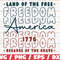 4th Of July SVG  America Land Of The Free Because Of The Brave SVG  Cut File  Clip art  Commercial use  America SVG.jpg