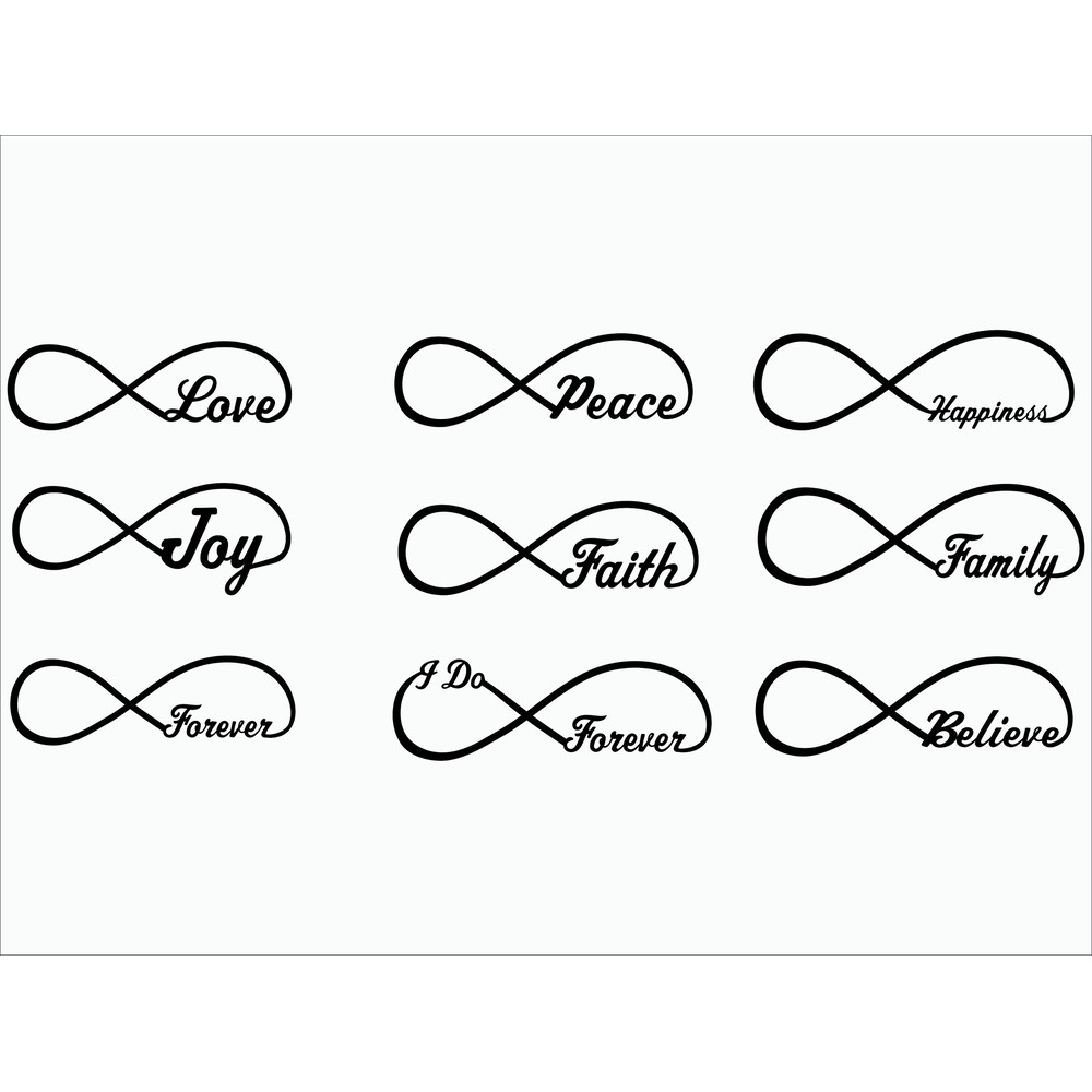 9x Infinity SVG Png 300ppi EPS DXF Family Infinity Love Infinity Clipart Vector Art Vinyl Decal Silhouette Cameo Cricut.jpg