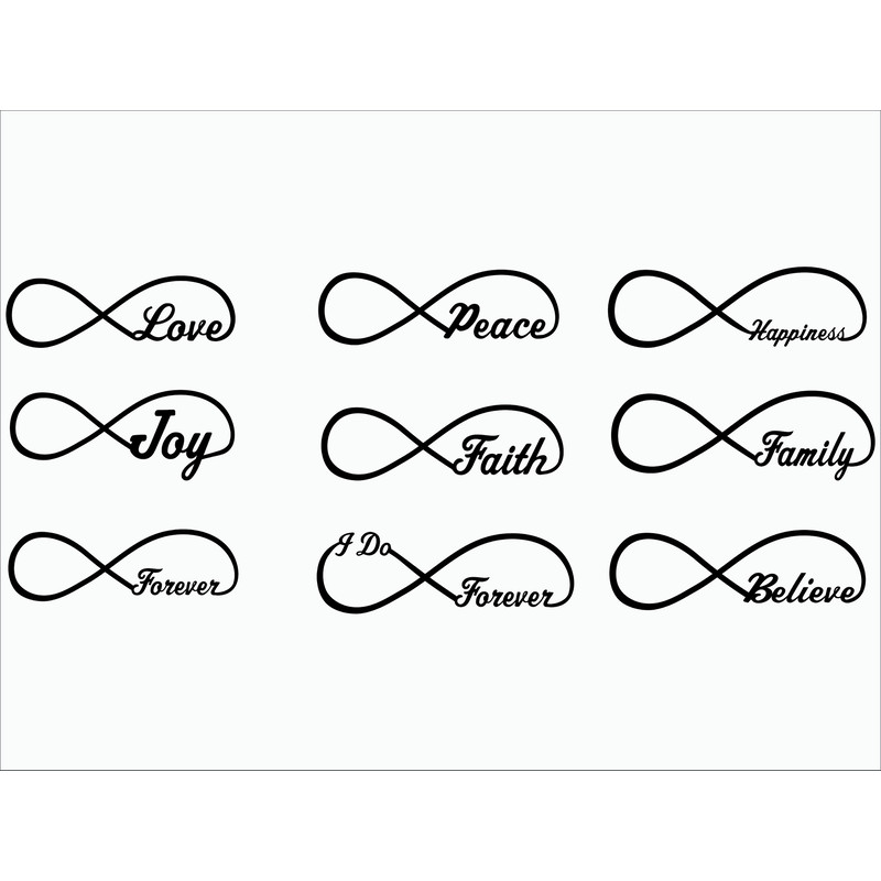 9x Infinity SVG Png 300ppi EPS DXF Family Infinity Love Infinity Clipart Vector Art Vinyl Decal Silhouette Cameo Cricut.jpg