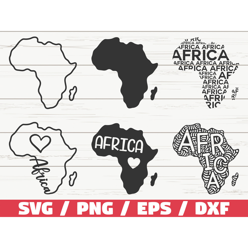 Africa SVG  Africa Map SVG  Cut File  Cricut  Clip art  Commercial use  Silhouette  Africa Outline SVG.jpg