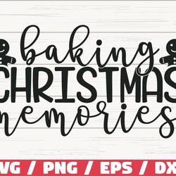 baking christmas memories svg, cut file, cricut, commercial use
